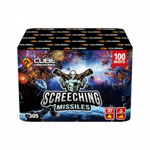 Screeching Missiles 100 Shot By Cube Fireworks