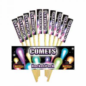 Comet Rocket Pack (10pcs) By Benwell Fireworks